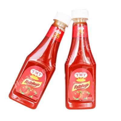 wholesale tomato ketchup 340g plastic bottle tomato sauce, tomato ketchup