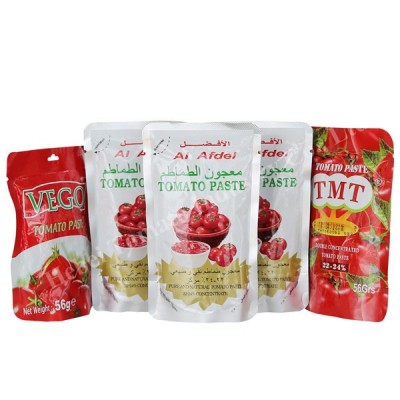 sachet tomato paste 22-24%, sachet tomato paste 22-24%